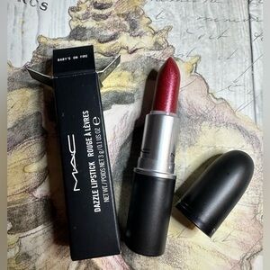 MAC COSMETICS BNIB BABY’s ON FIRE DAZZLE Lipstick RARE to find Limited RARE!